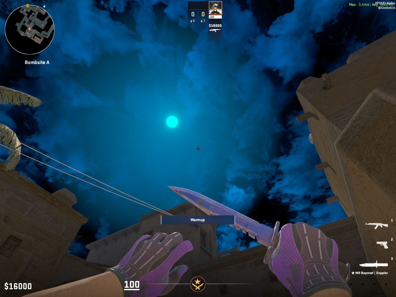 PPHUD menu screenshot